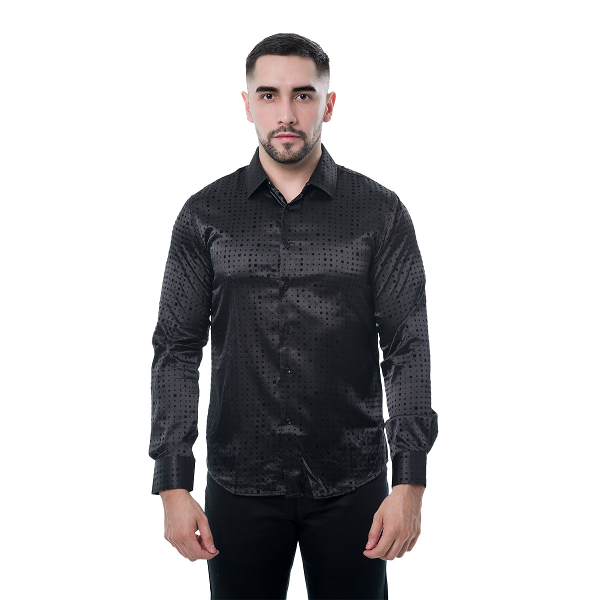 CAMISA MANGA LARGA BLACK PAVINI PVLS20101