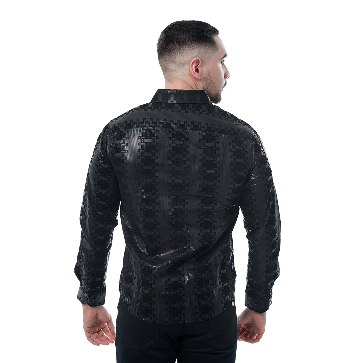 CAMISA MANGA LARGA BLACK PAVINI PVLS16004