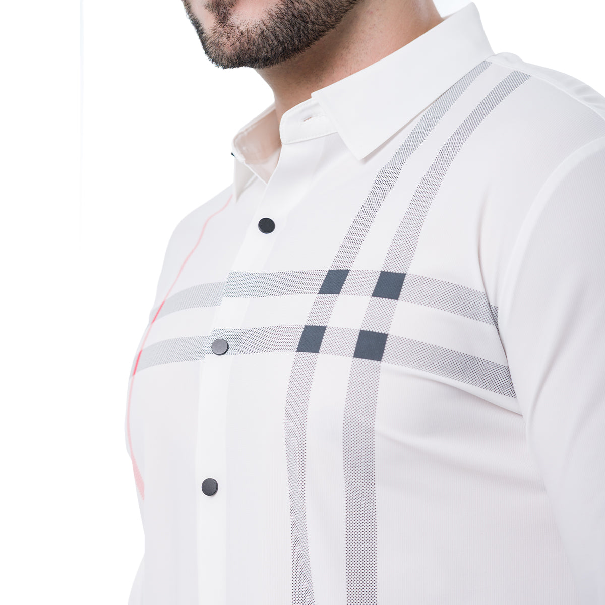 CAMISA MANGA LARGA WHITE MODERNO MJLSL217WHITE