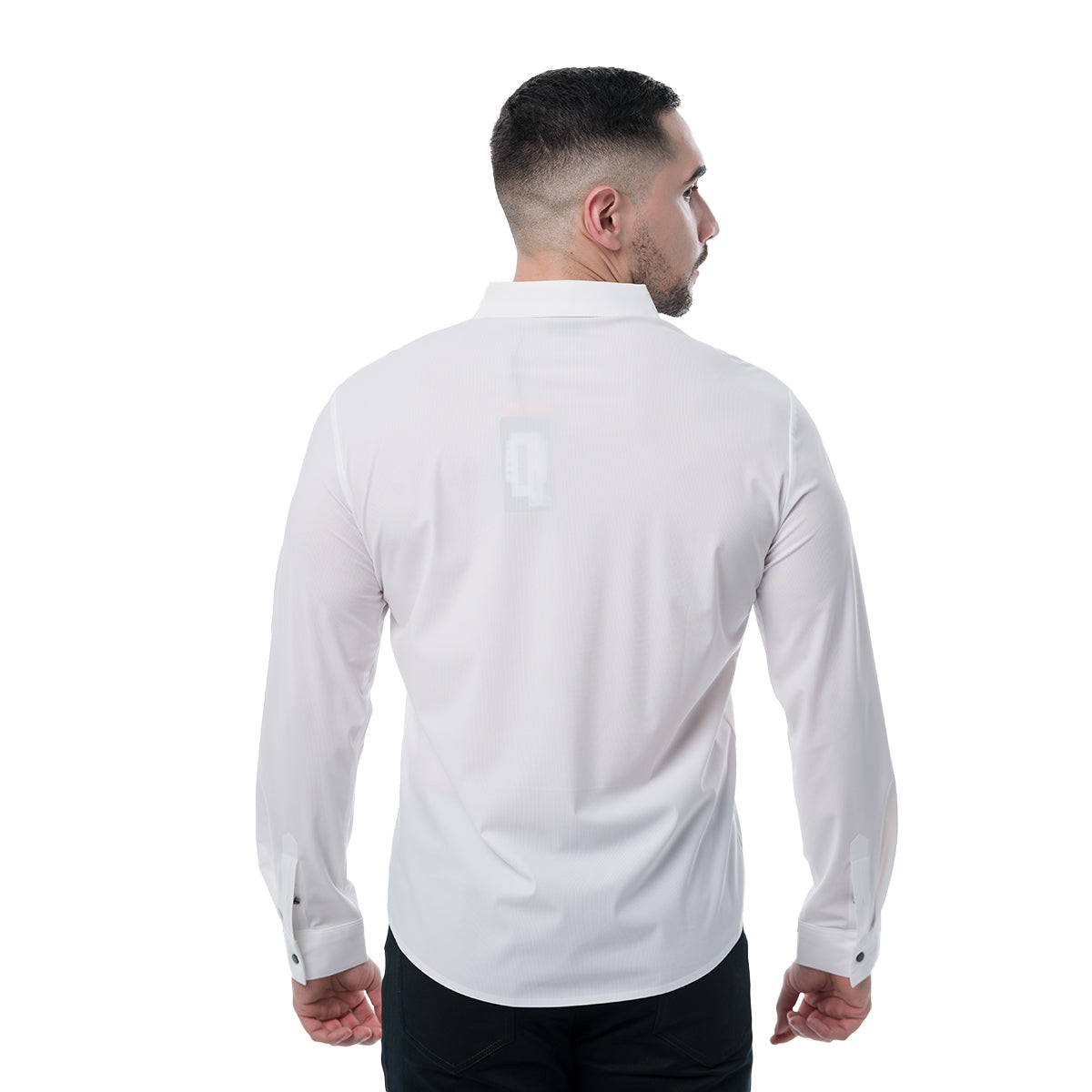 CAMISA MANGA LARGA WHITE MODERNO MJLSL217WHITE