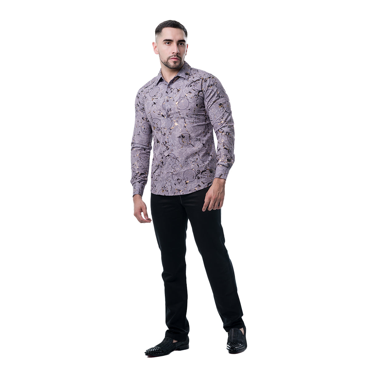 CAMISA MANGA LARGA GRAY PAVINI PVLS23401