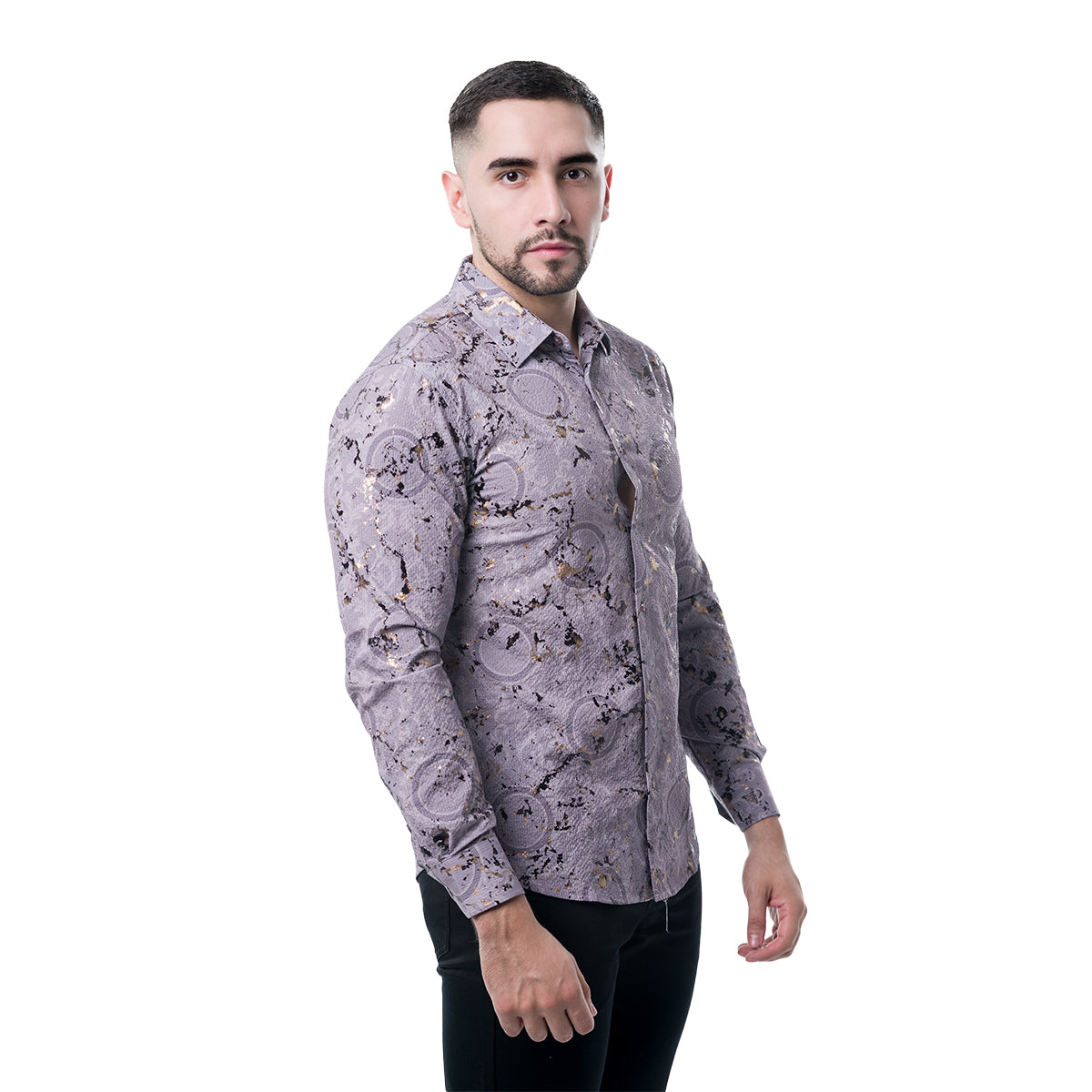 CAMISA MANGA LARGA GRAY PAVINI PVLS23401