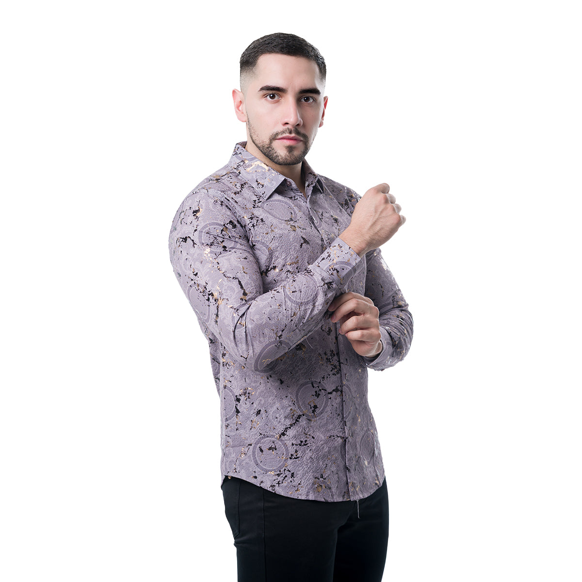 CAMISA MANGA LARGA GRAY PAVINI PVLS23401