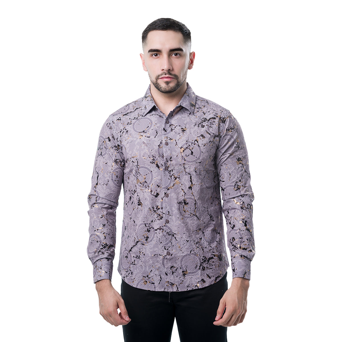 CAMISA MANGA LARGA GRAY PAVINI PVLS23401