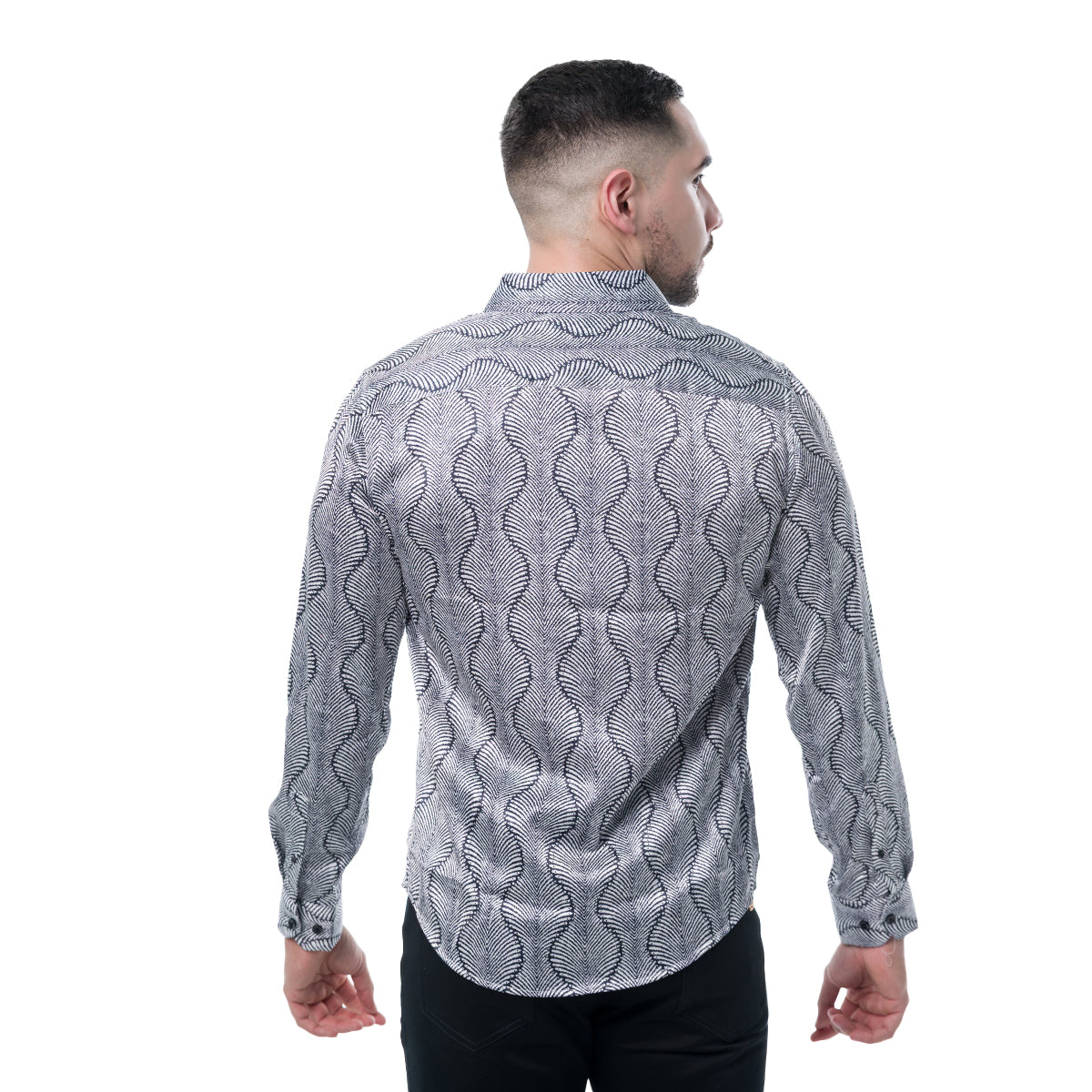 CAMISA MANGA LARGA GRAY PAVINI PVLS23003