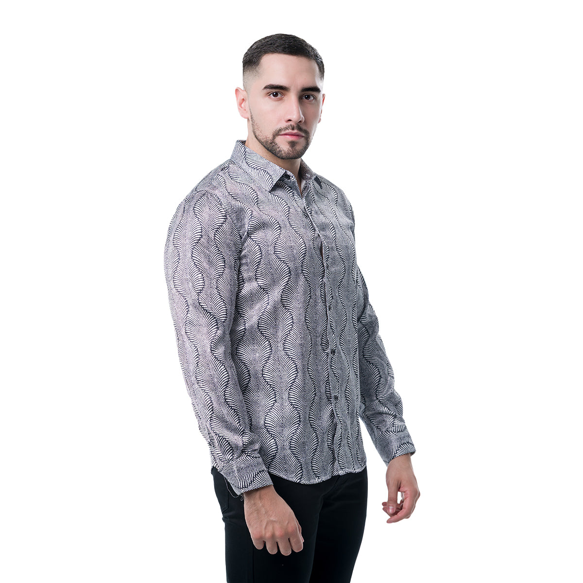 CAMISA MANGA LARGA GRAY PAVINI PVLS23003