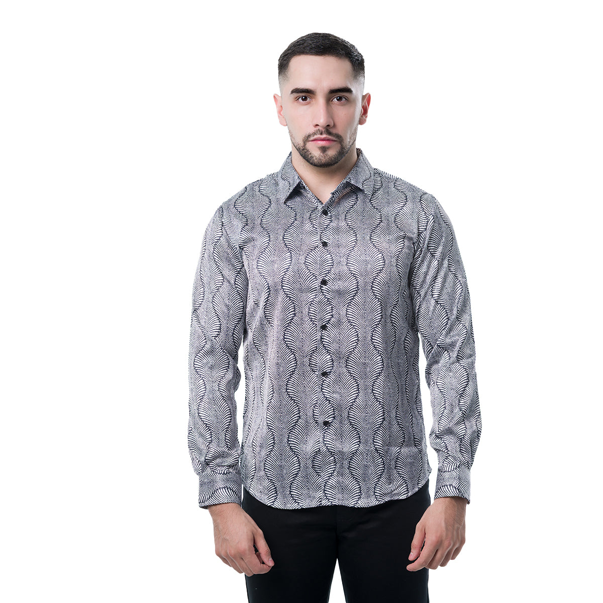 CAMISA MANGA LARGA GRAY PAVINI PVLS23003