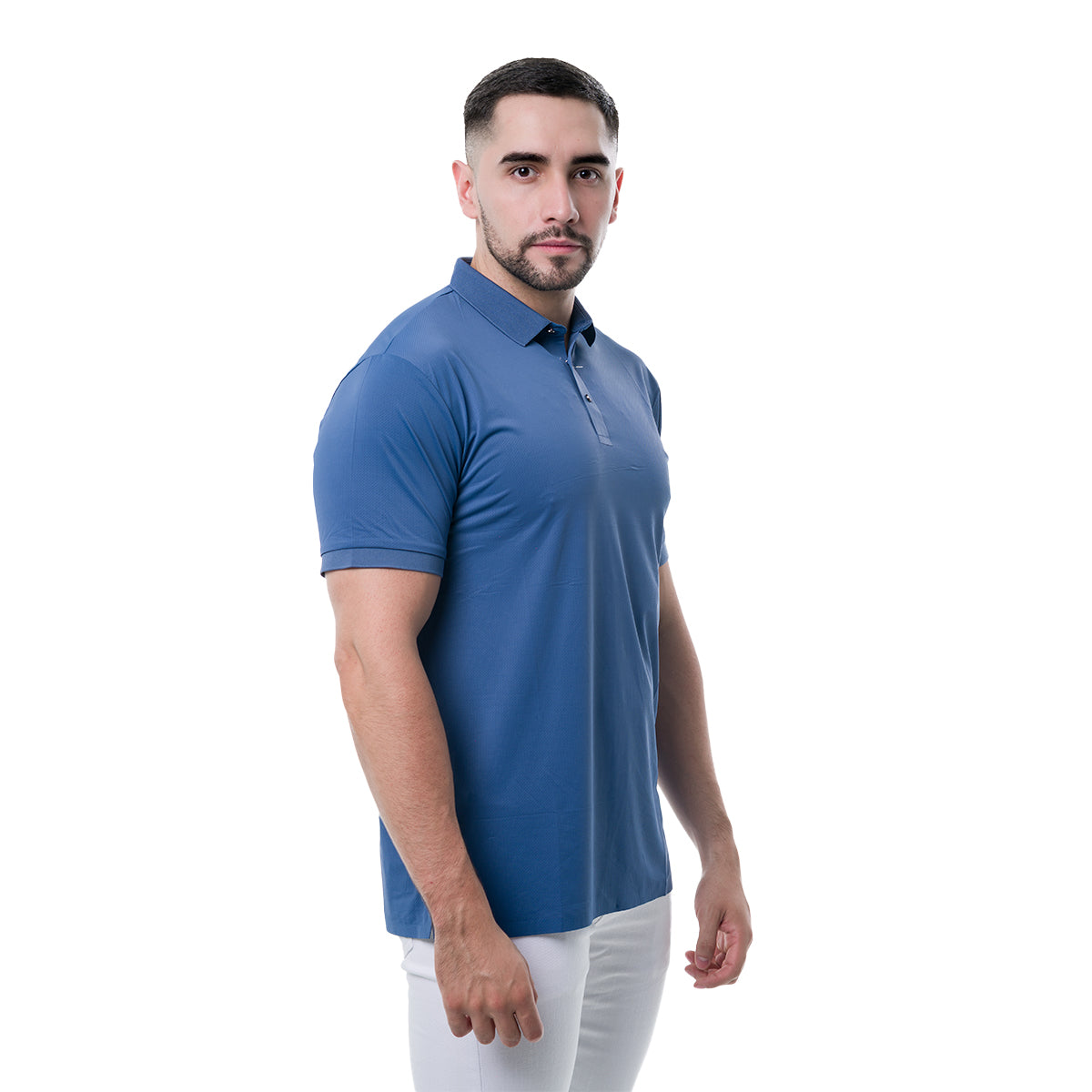 PLAYERA BLUE COLLOR'S COUTURE POLO21BLUE