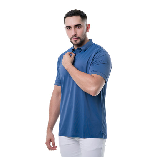 PLAYERA BLUE COLLOR'S COUTURE POLO21BLUE