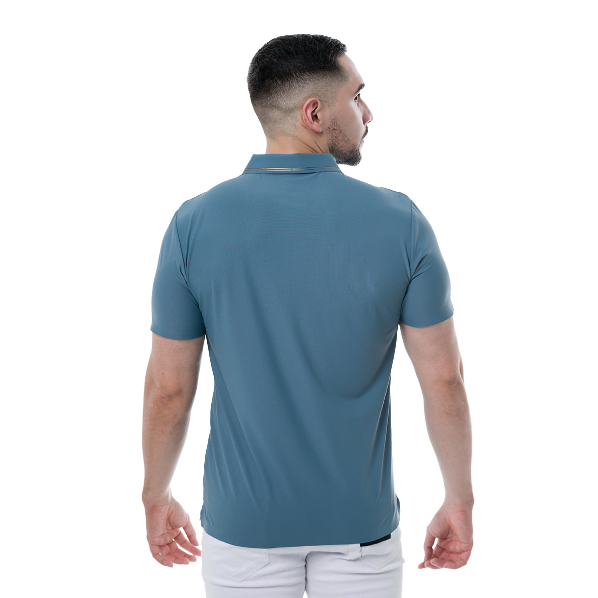 PLAYERA AQUA COLLOR'S COUTURE POLO29AQUA