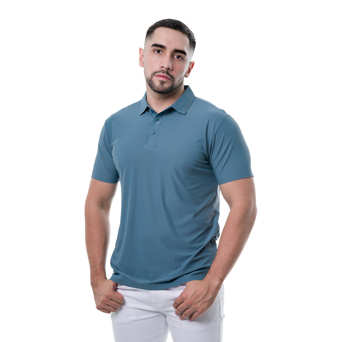 PLAYERA AQUA COLLOR'S COUTURE POLO29AQUA