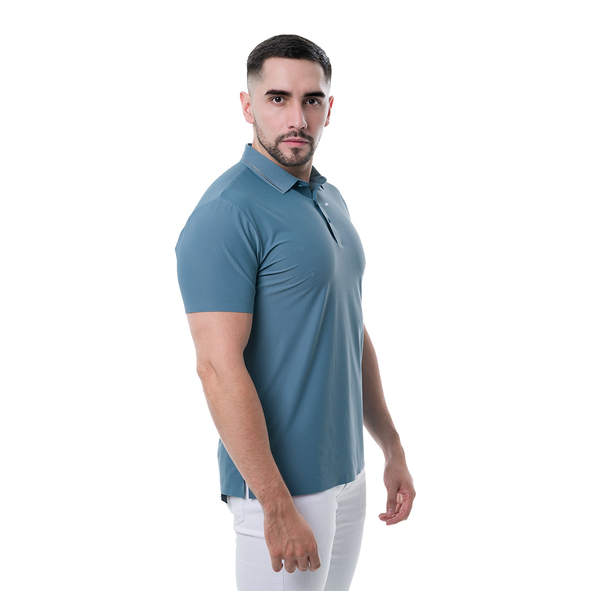 PLAYERA AQUA COLLOR'S COUTURE POLO29AQUA