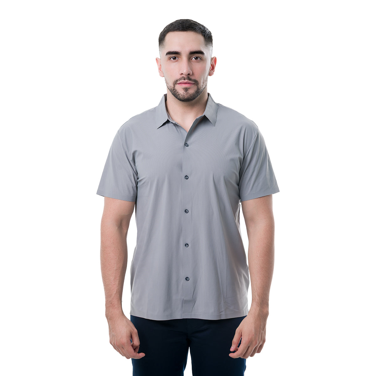 PLAYERA GRAY COLLOR'S COUTURE LUXURY417GRAY