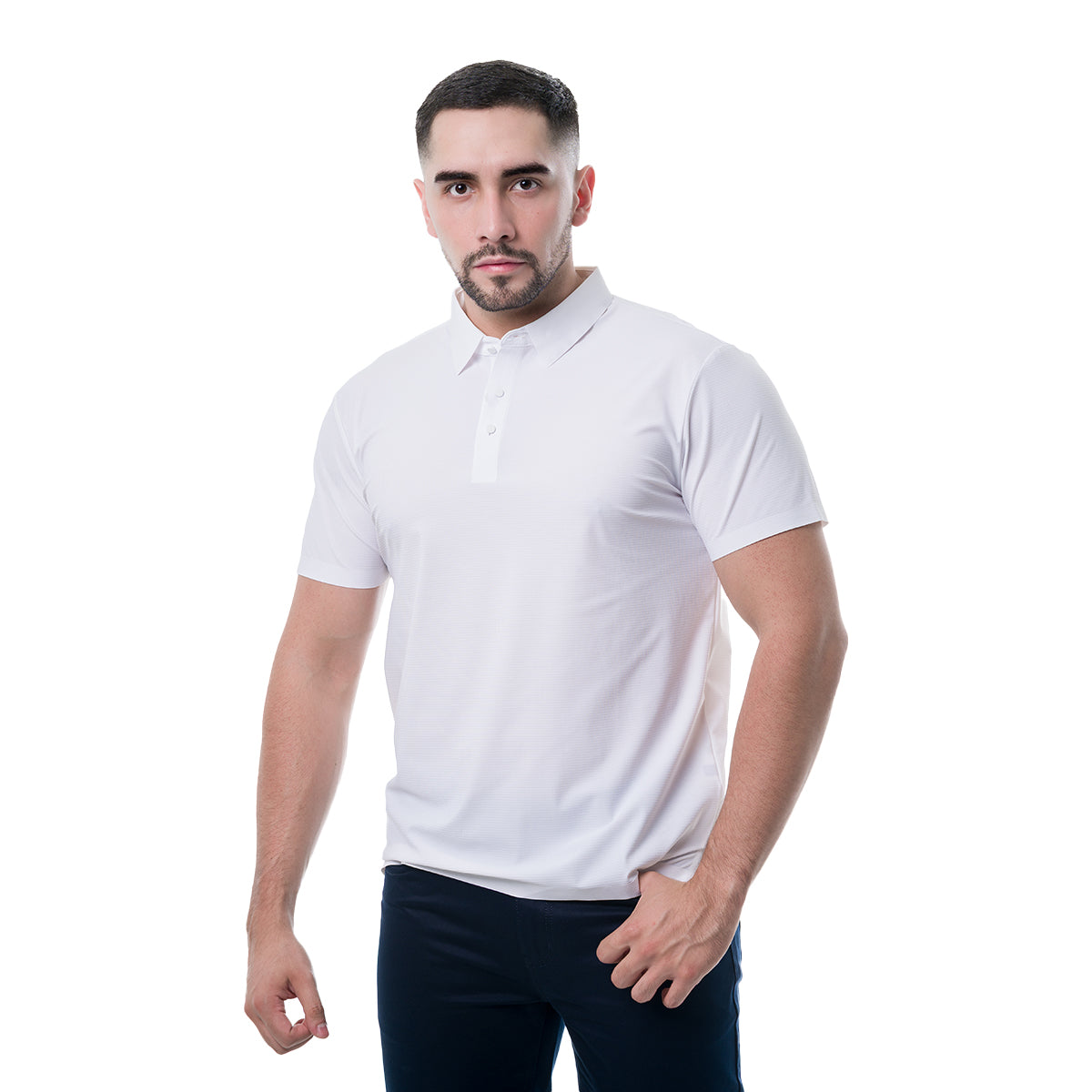 PLAYERA WHITE COLLOR'S COUTURE POLO226WHITE
