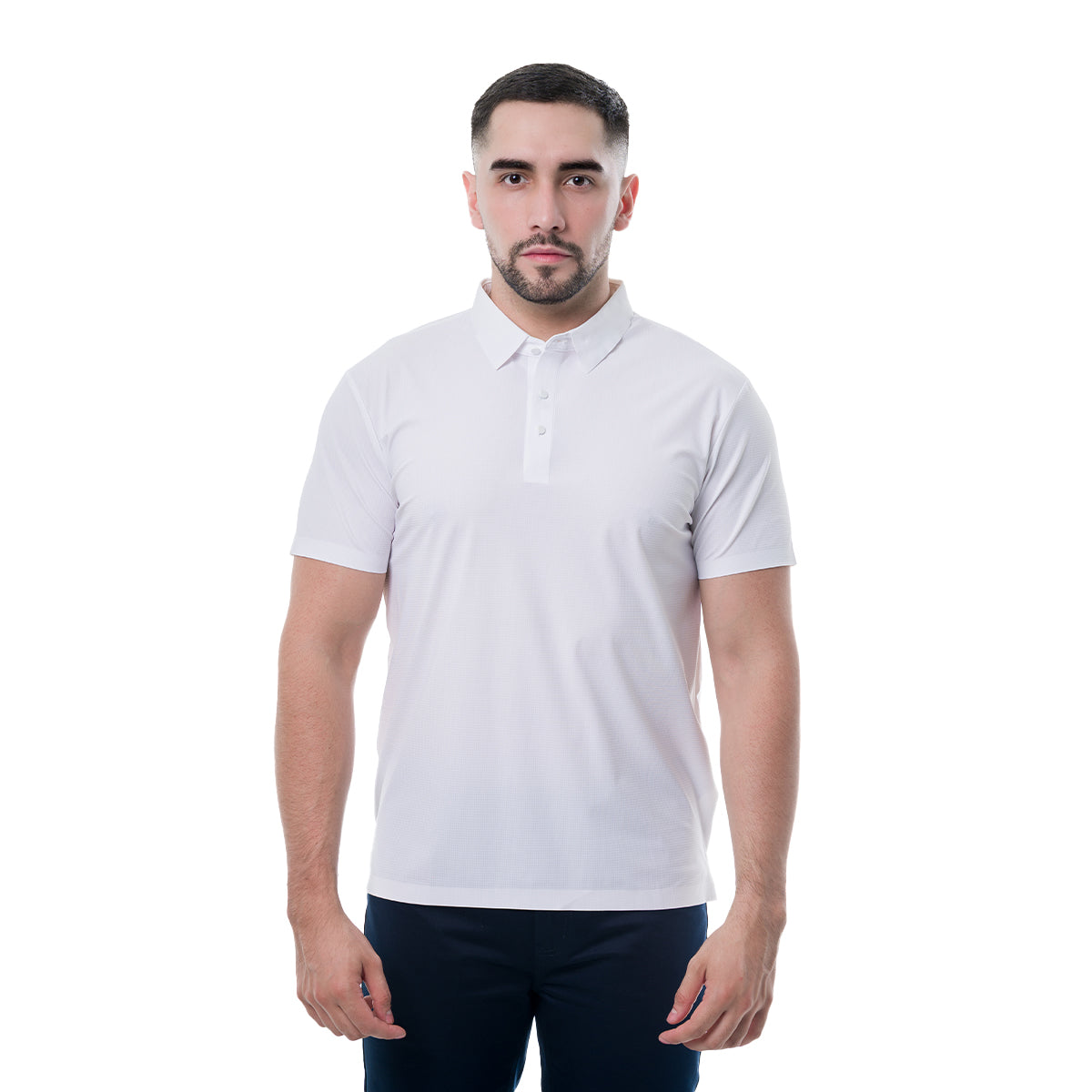 PLAYERA WHITE COLLOR'S COUTURE POLO226WHITE