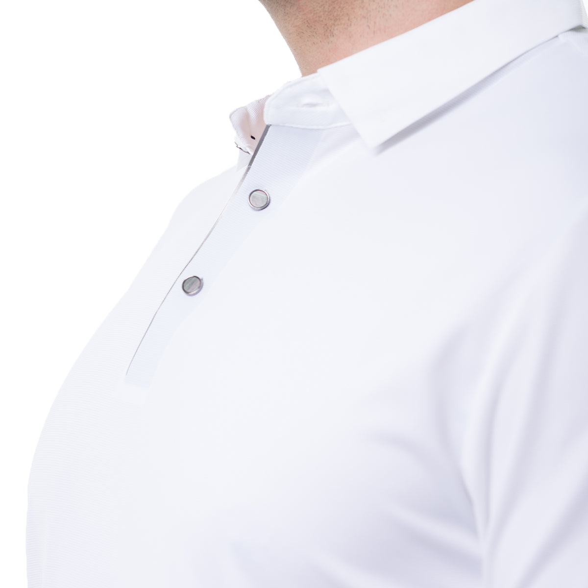 PLAYERA WHITE COLLOR'S COUTURE POLO305WHITE