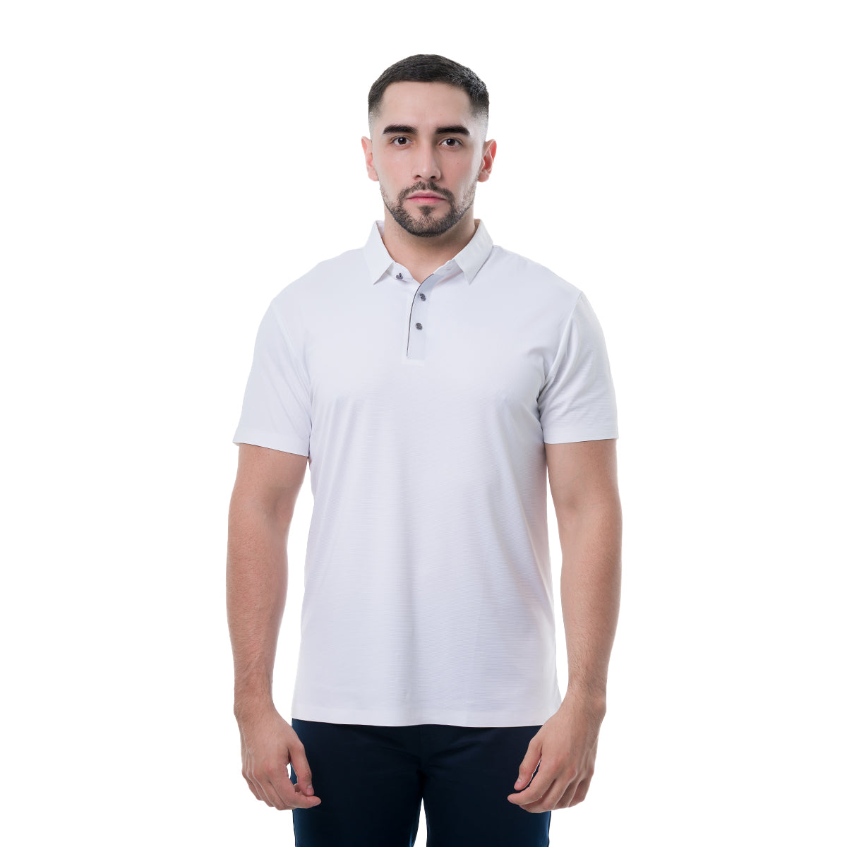PLAYERA WHITE COLLOR'S COUTURE POLO305WHITE