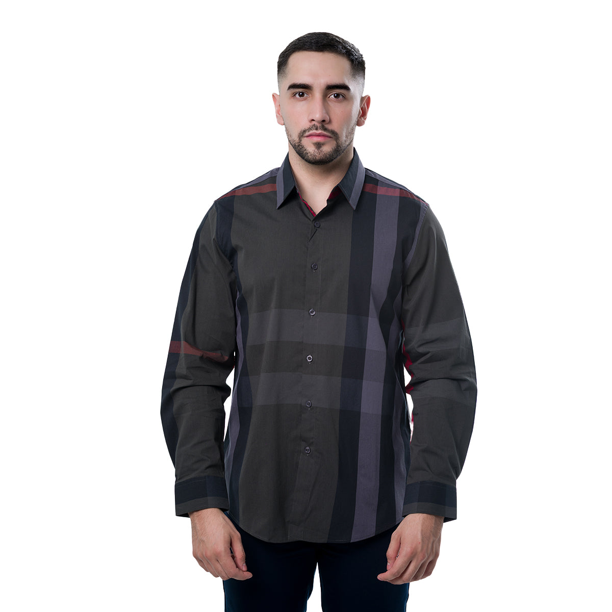 CAMISA MANGA LARGA GREY CLAVI CJLS103GREY