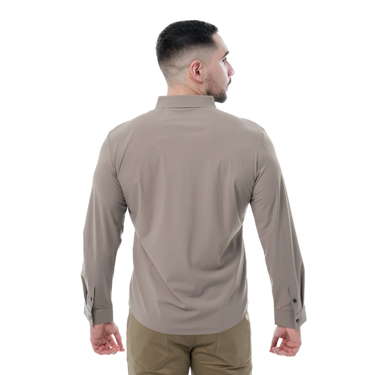 CAMISA MANGA LARGA LIGHT BROWN MODERNO MJLSL217LIGHTBROWN