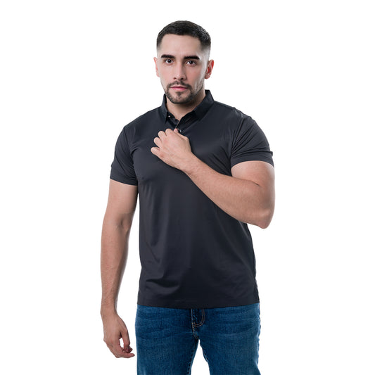 PLAYERA BLACK COLLOR'S COUTURE POLO20BLACK