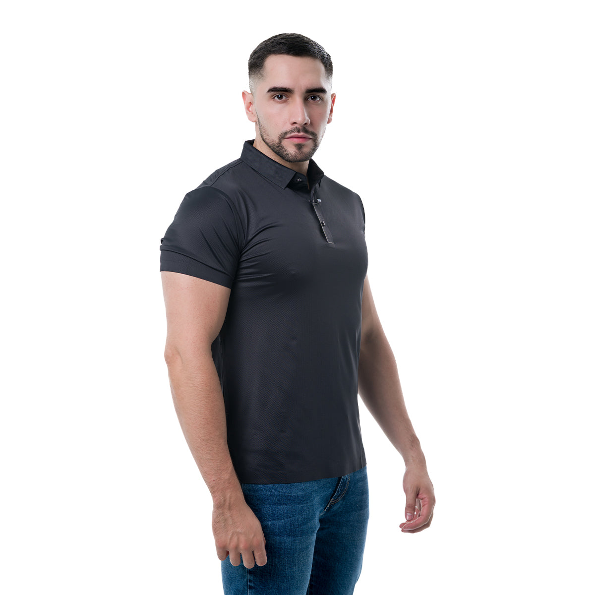 PLAYERA BLACK COLLOR'S COUTURE POLO20BLACK