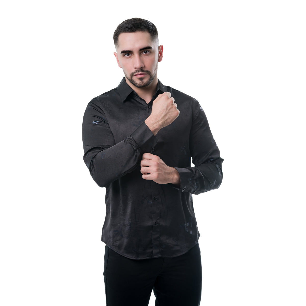 CAMISA MANGA LARGA BLACK PAVINI PVLS23202