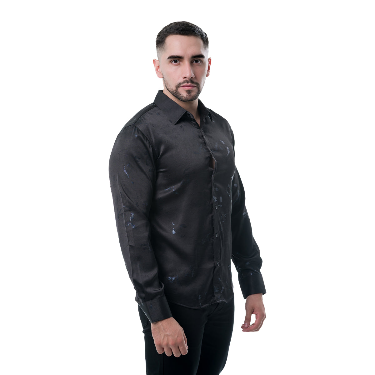 CAMISA MANGA LARGA BLACK PAVINI PVLS23202