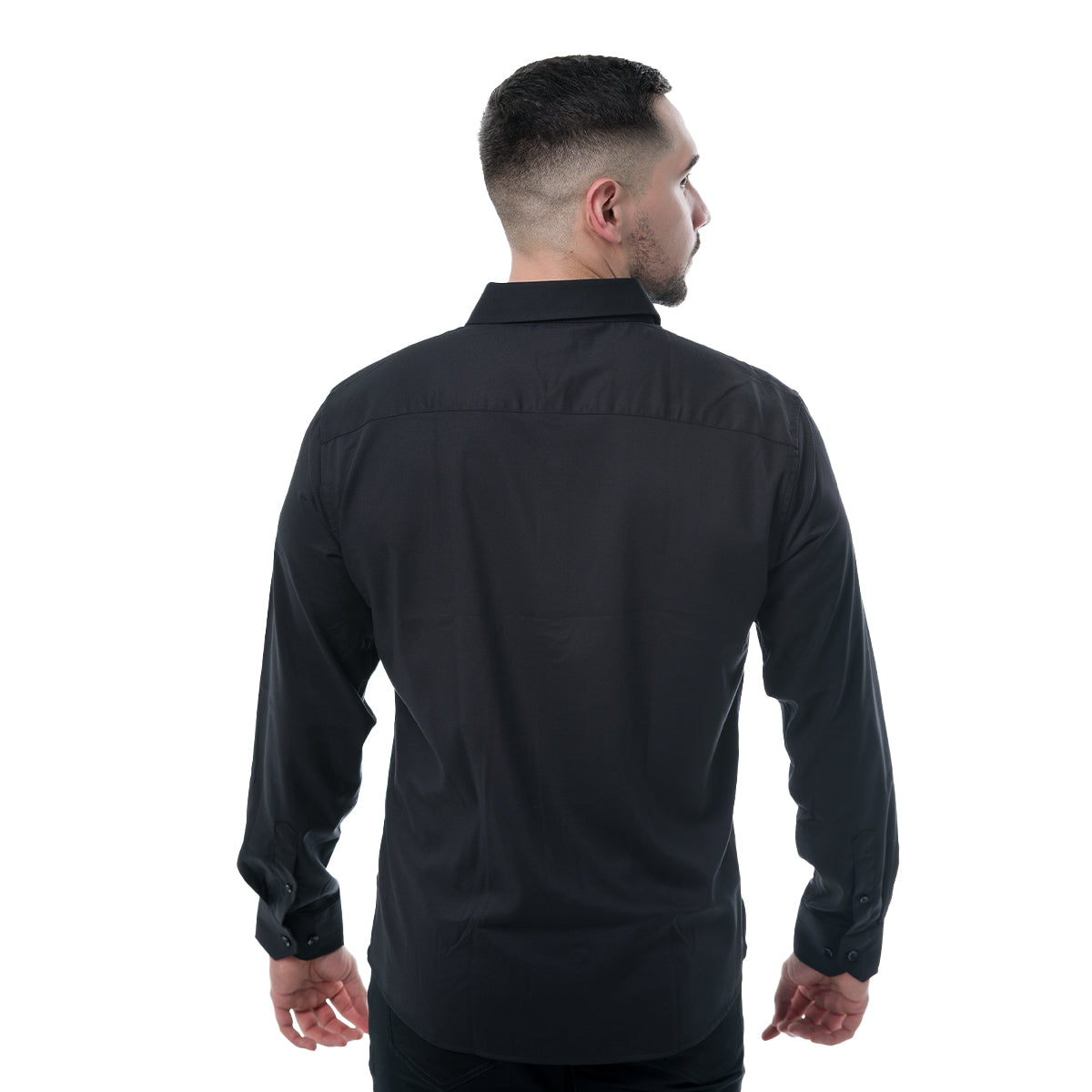 CAMISA MANGA LARGA BLACK PAVINI PVLS19305