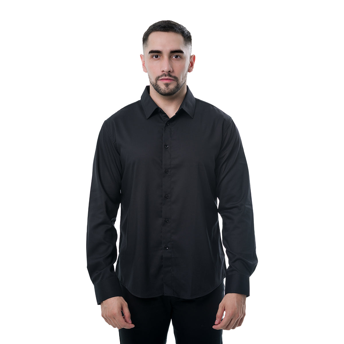 CAMISA MANGA LARGA BLACK PAVINI PVLS19305