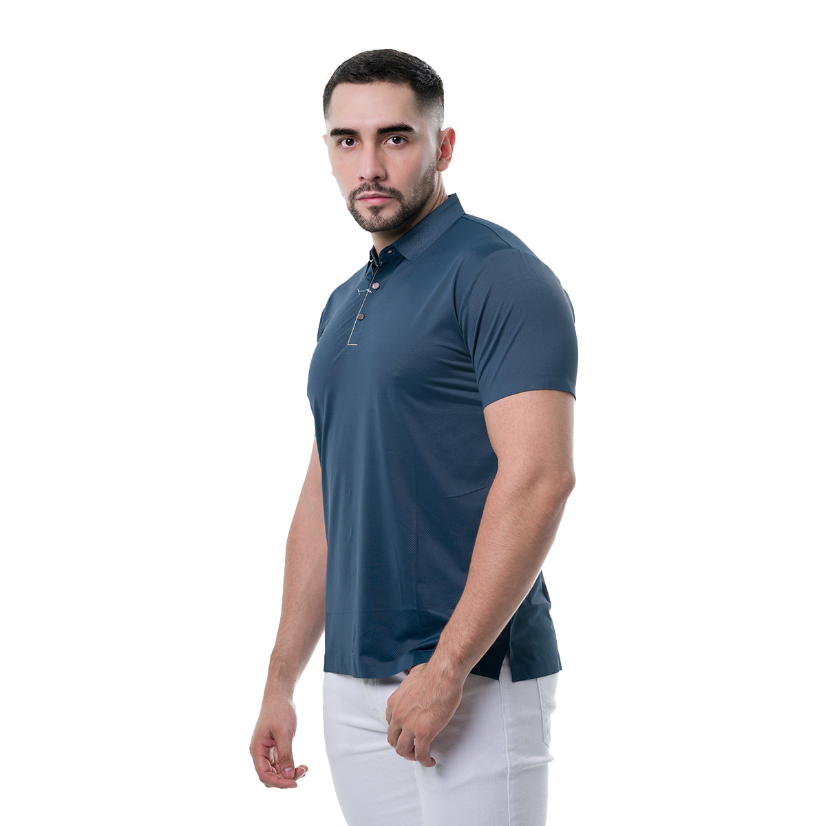 PLAYERA BLUE COLLOR'S COUTURE POLO25BLUECO