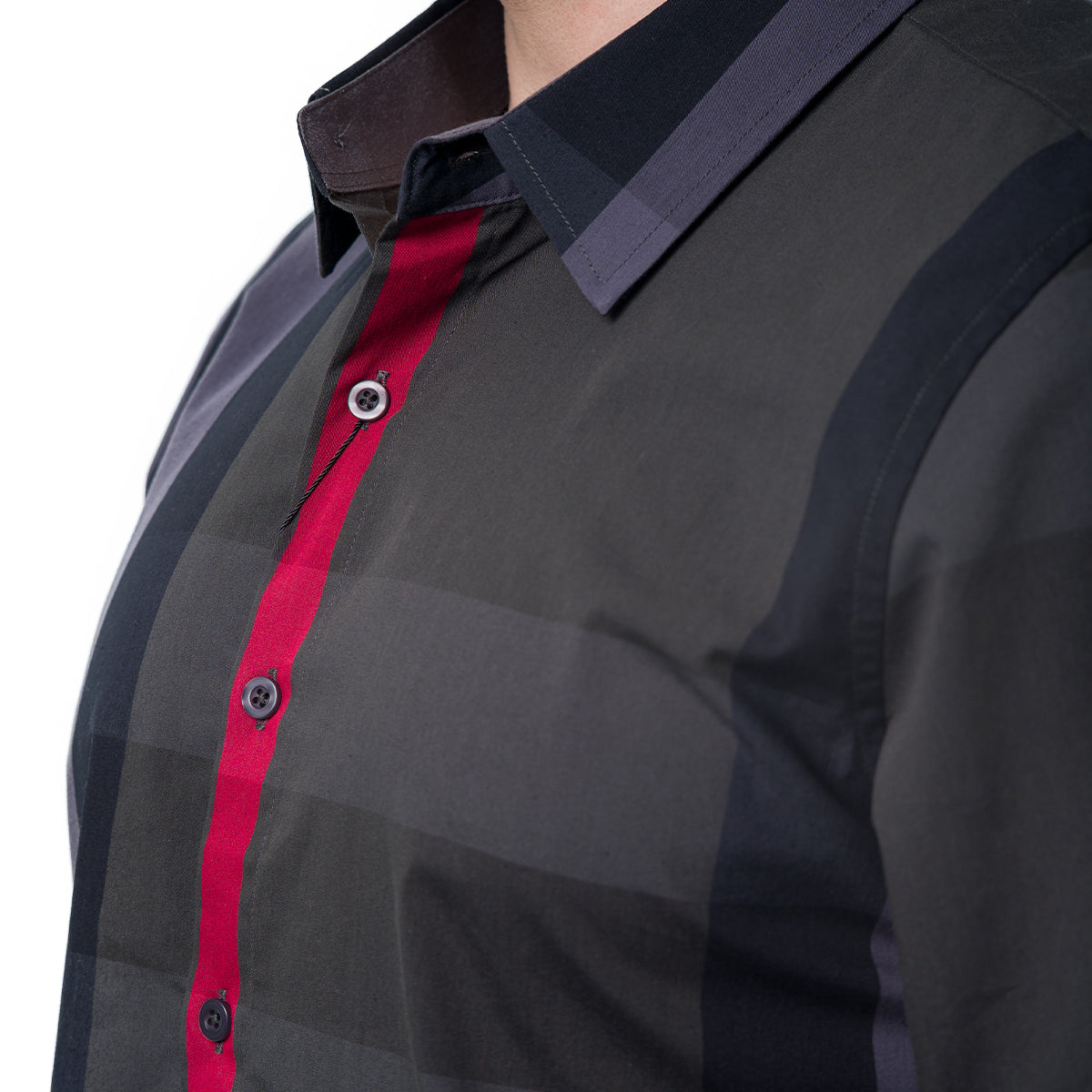 CAMISA MANGA CORTA GREY CLAVI CJSS207GREY