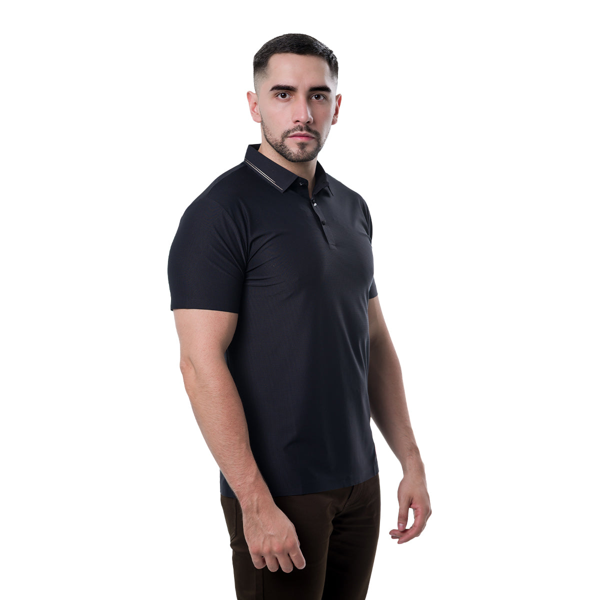 PLAYERA BLACK COLLOR'S COUTURE POLO29BLACK