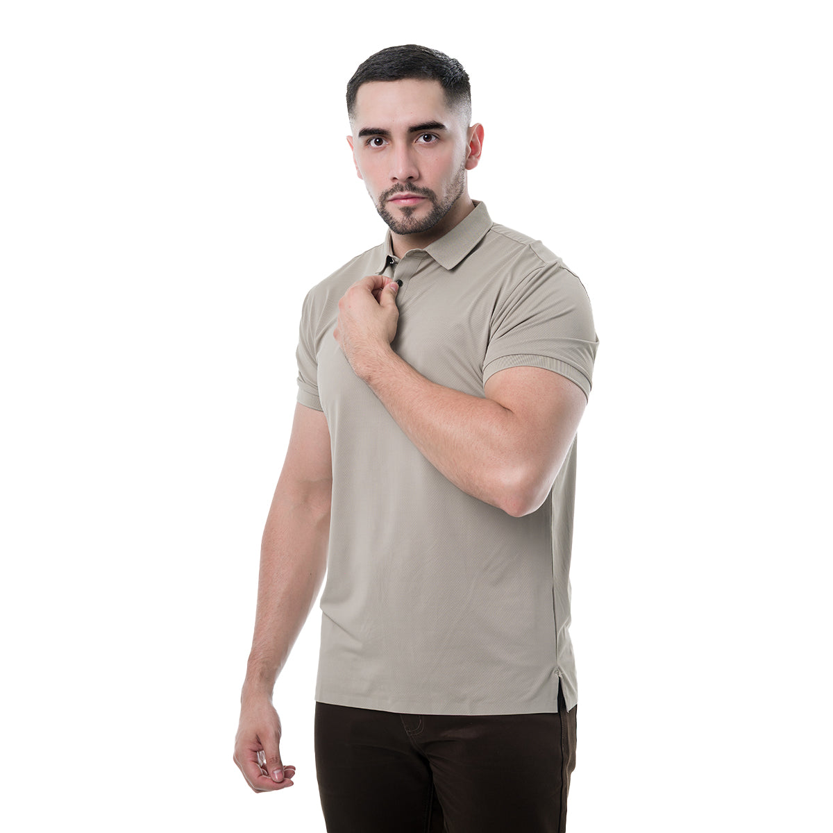 PLAYERA BEIGE COLLOR'S COUTURE POLO21BEIGE