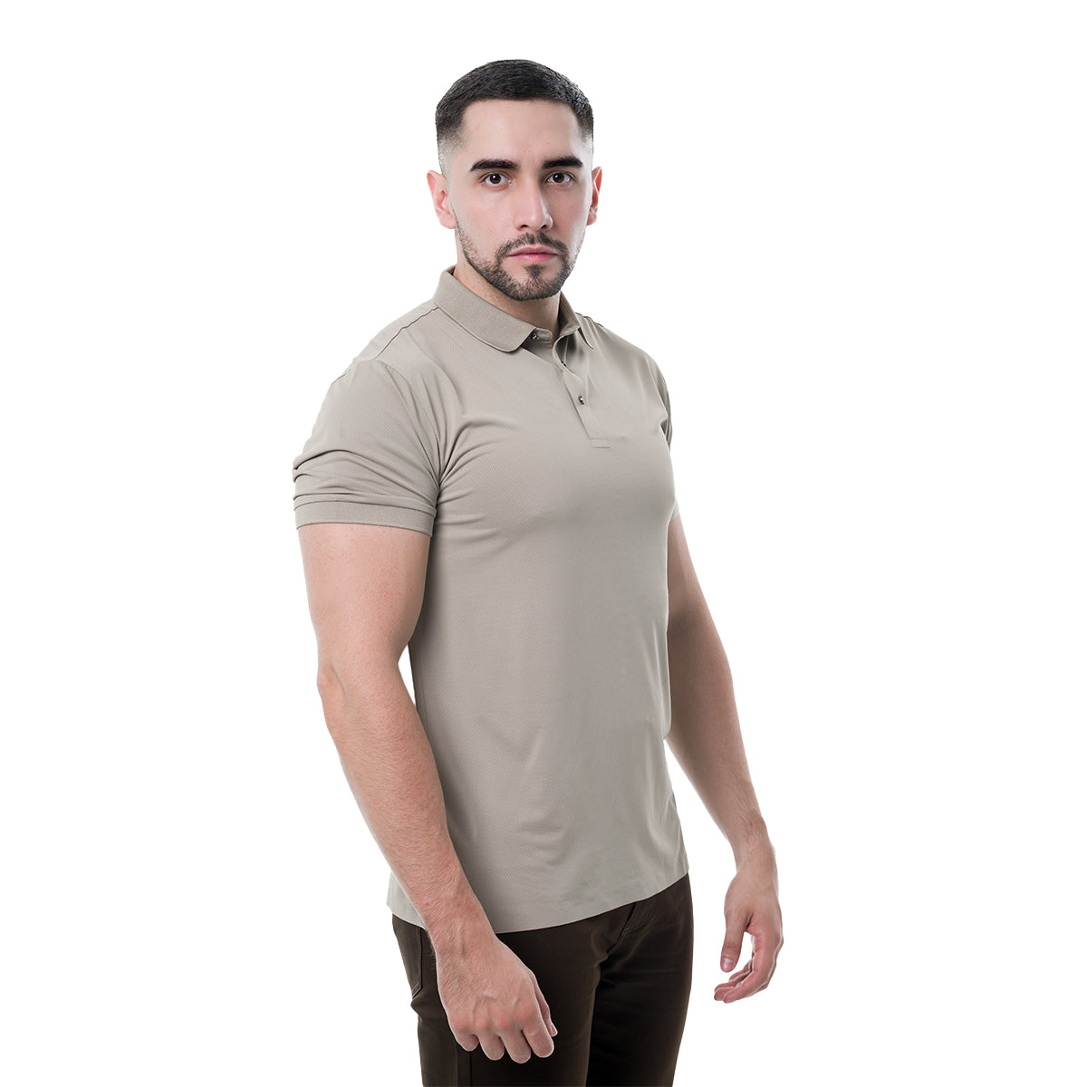 PLAYERA BEIGE COLLOR'S COUTURE POLO21BEIGE