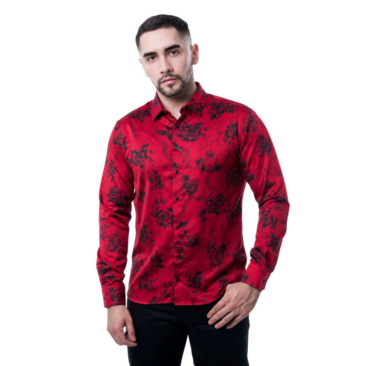 CAMISA MANGA LARGA PAVINI RED PVLS23201RED