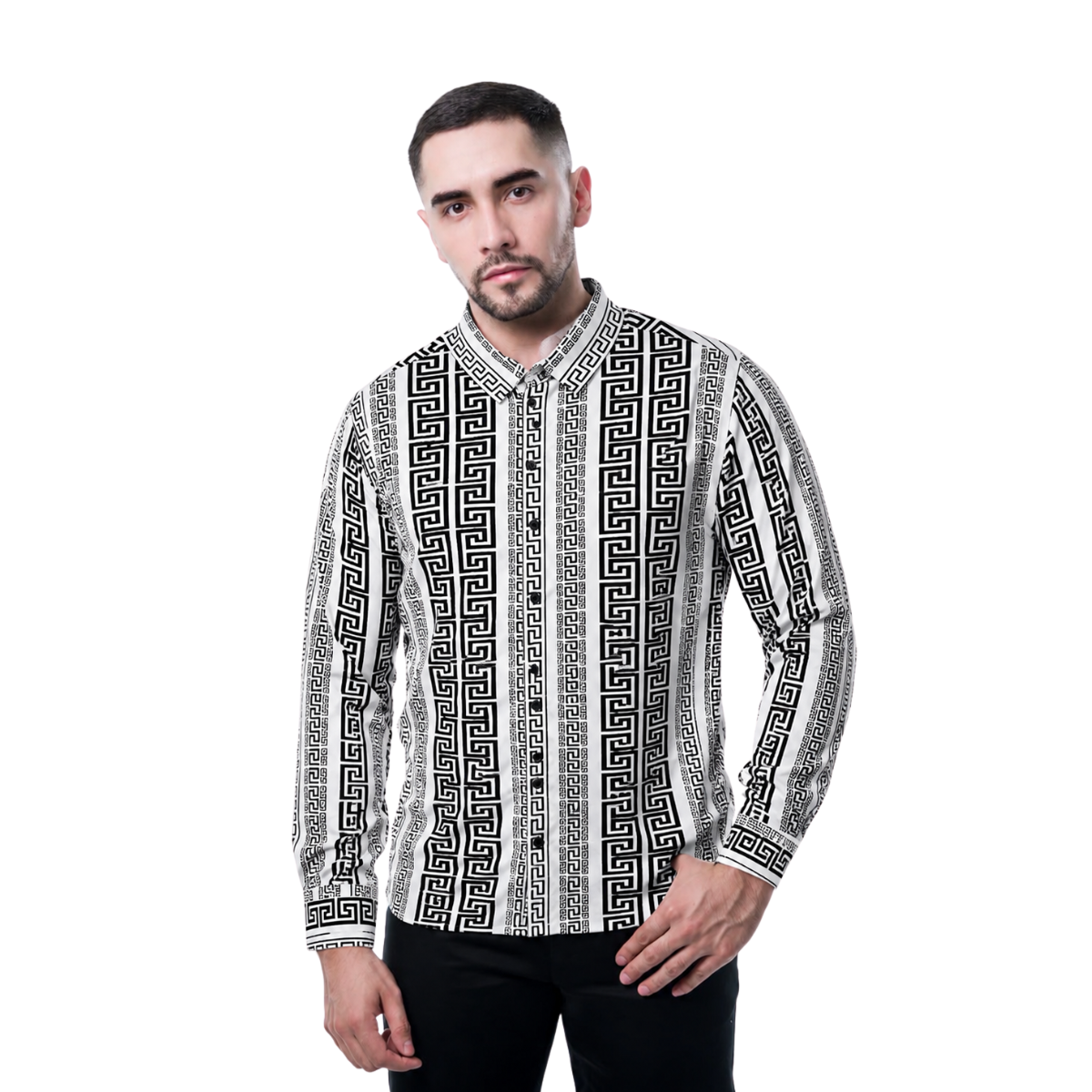 CAMISA MANGA LARGA PAVINI WHITE PVLS20603WHITE