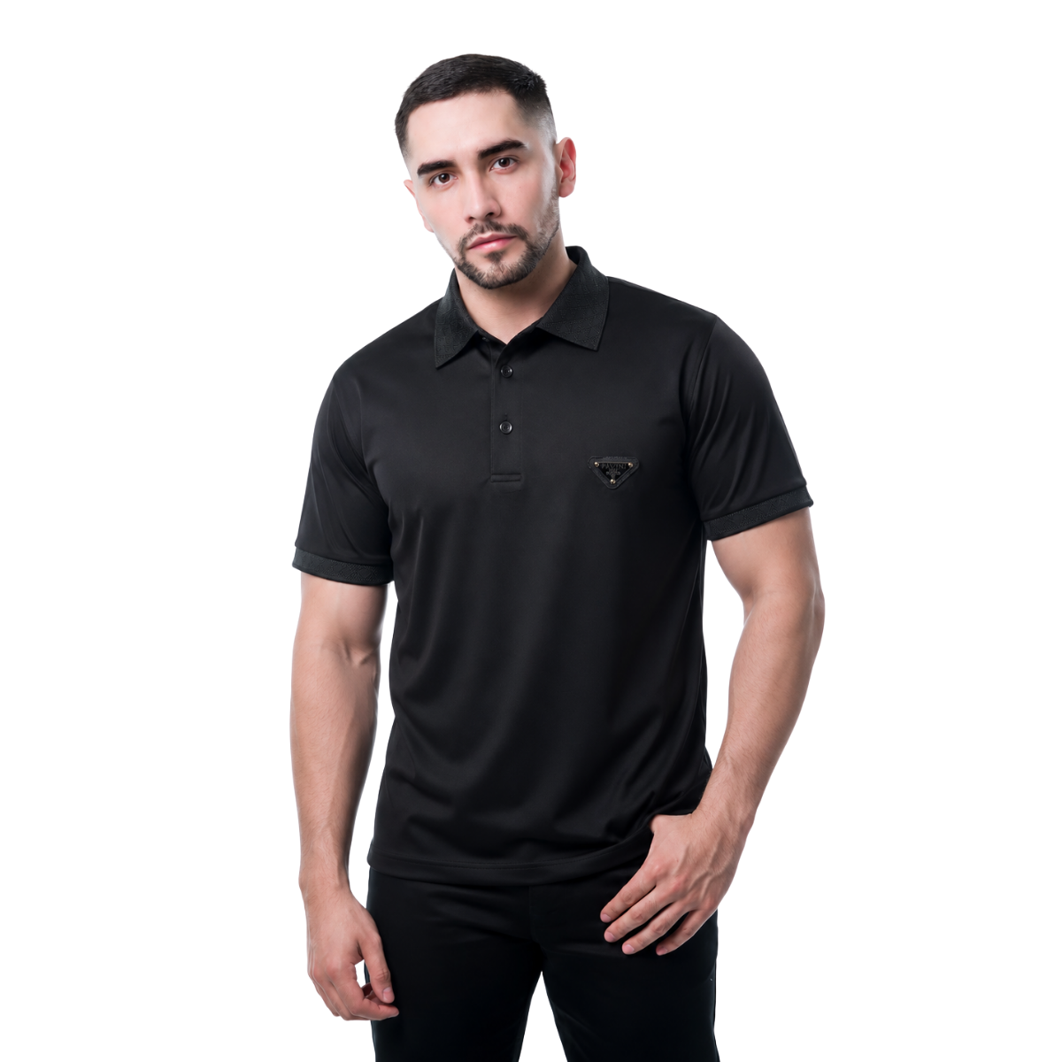 PLAYERA PAVINI BLACK P2294BLACK