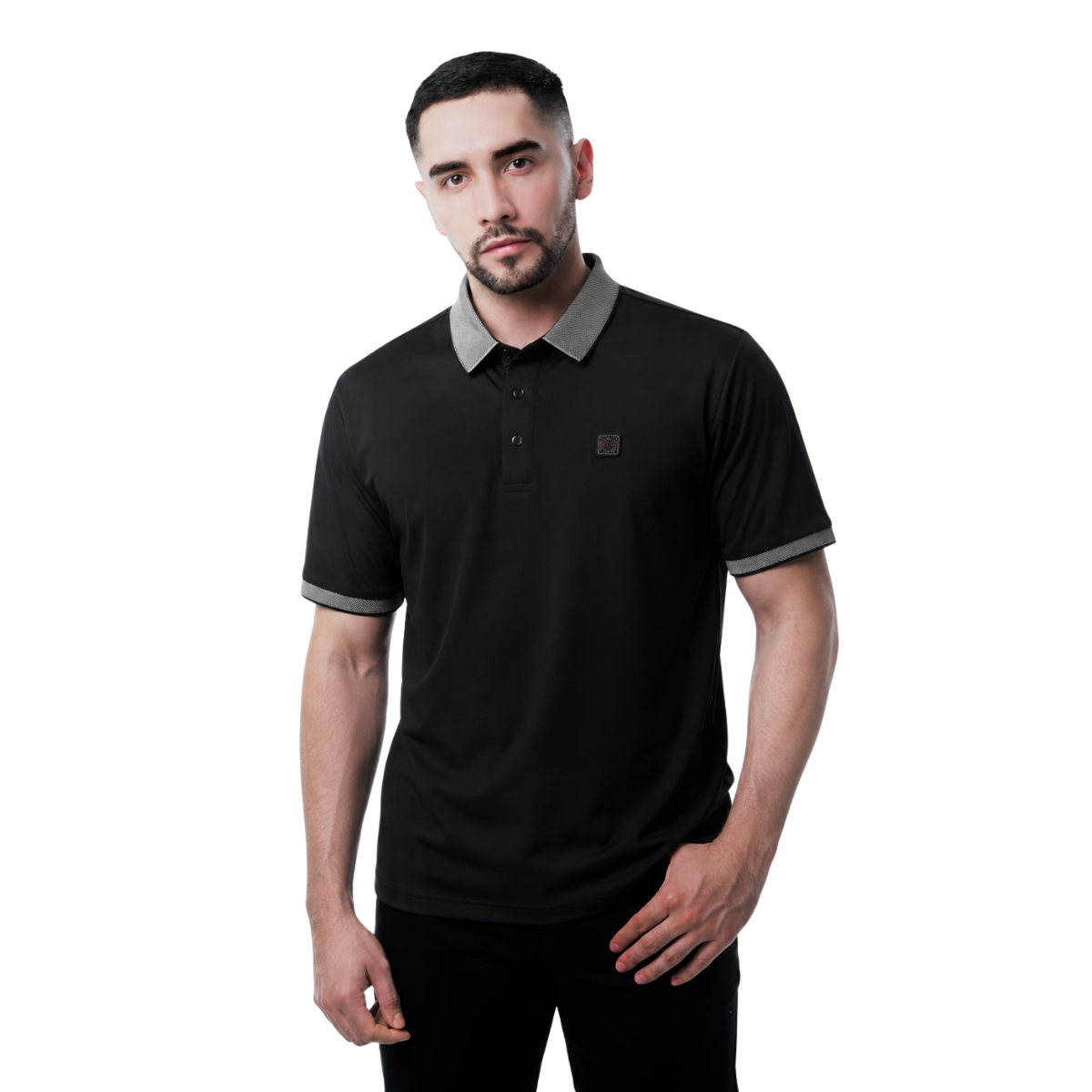 PLAYERA PAVINI BLACK P26401BLACK