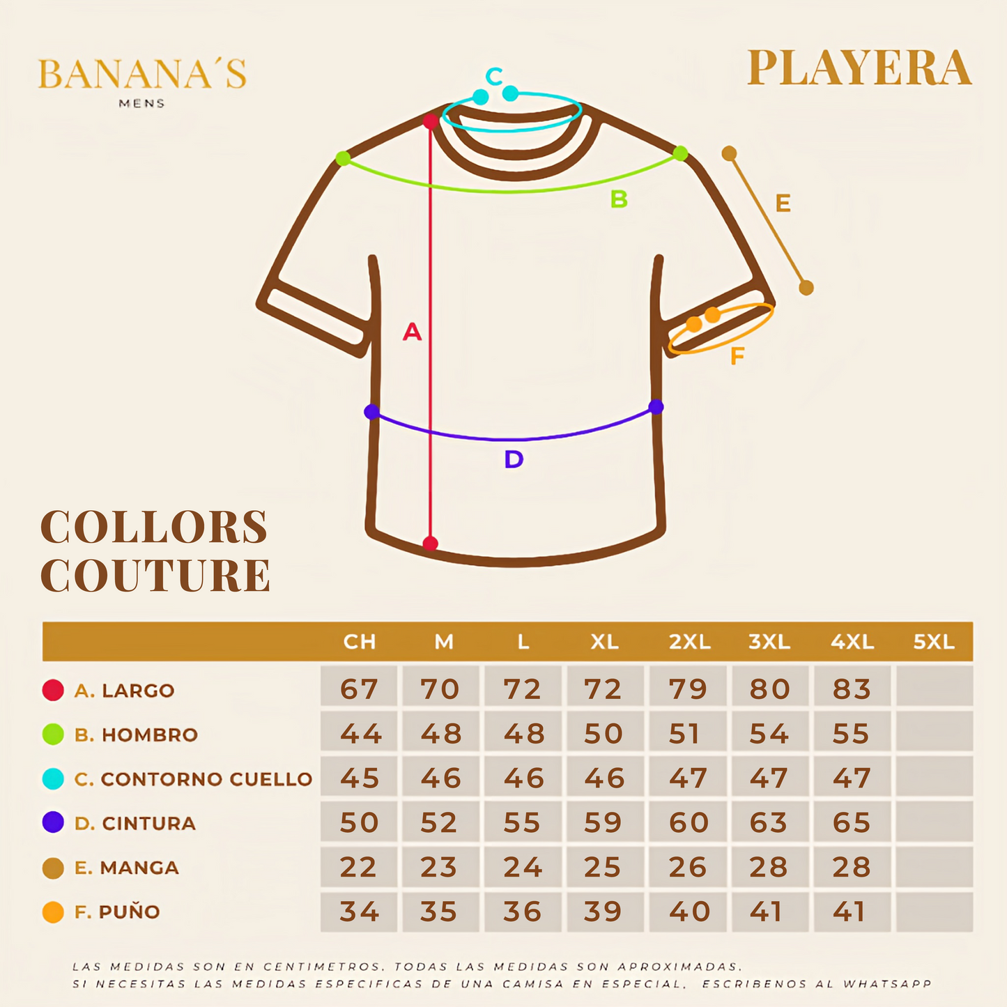 PLAYERA COLLORS COUTUR BEIGE POLO25BEIGE