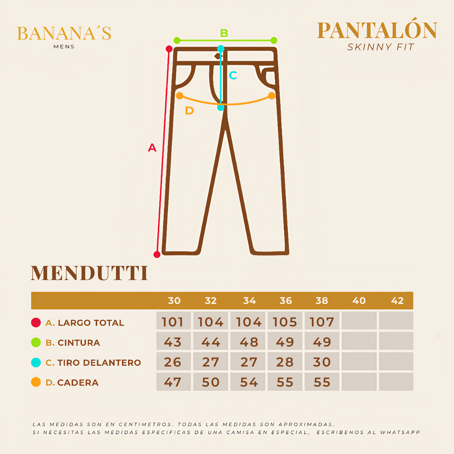 PANTALÓN MENDUTTI SKINNY BLACK MP2614BLKSKINNY
